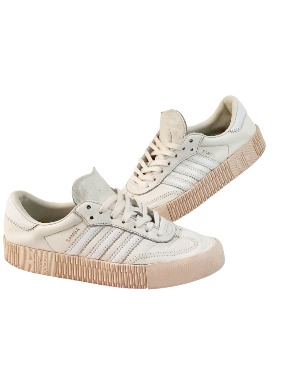 Adidas Sambarose Shoes Off White-Cloud White-Linen B28167 Womens Size 7 (2018)